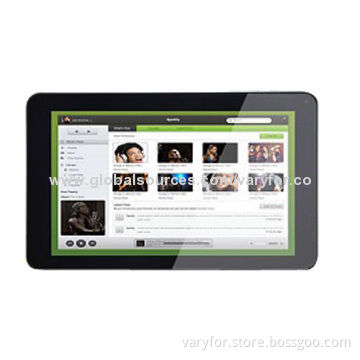 10.1" Tablet PC with IPS Screen, Rockchip 3168 Cortex A9, Dual Core, Wi-Fi and Bluetooth